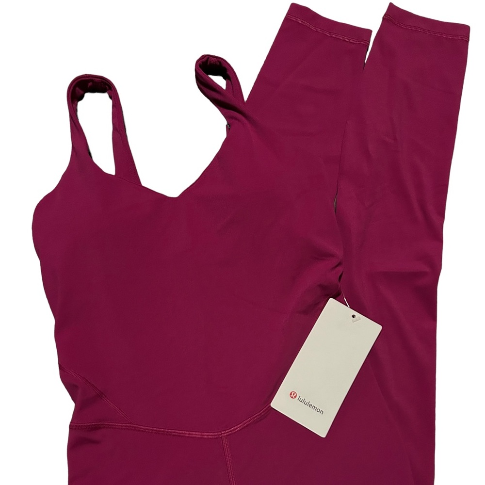 Lululemon Align Bodysuit 25” Magenta Purple
